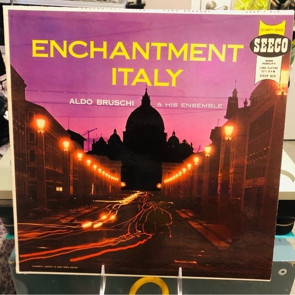 Enchantment Italy Aldo Bruschi and His Ensemble LP 12” Vinyl Seeco CELP-413 - Picture 1 of 16